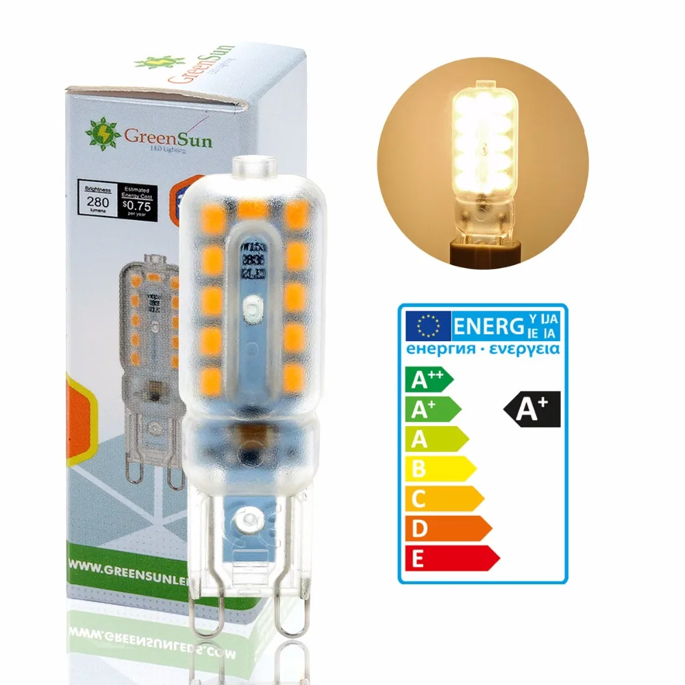 G9 светодиодный прозрачная капсула кукурузная лампа замена HalLamp 2835 SMD 220V/110V