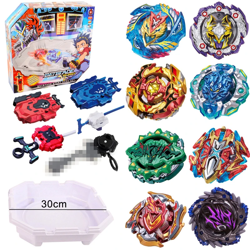 8 шт./компл. электрически вращающийся Beyblade волчок, бейблэйд взрыв игрушки гироскопа диск разрыва гироскоп бей лезвие топ для детей - Цвет: White Fang Tao