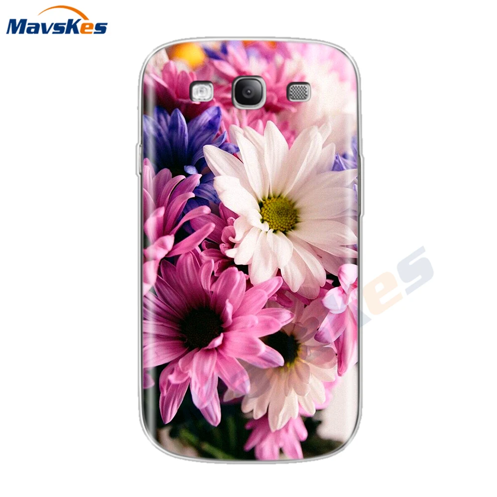 Привлекательный Модный чехол для телефона samsung S3 GT-I9300 Neo i9301 Duos i9300i, Женский чехол с цветочным рисунком, задняя крышка - Цвет: 31