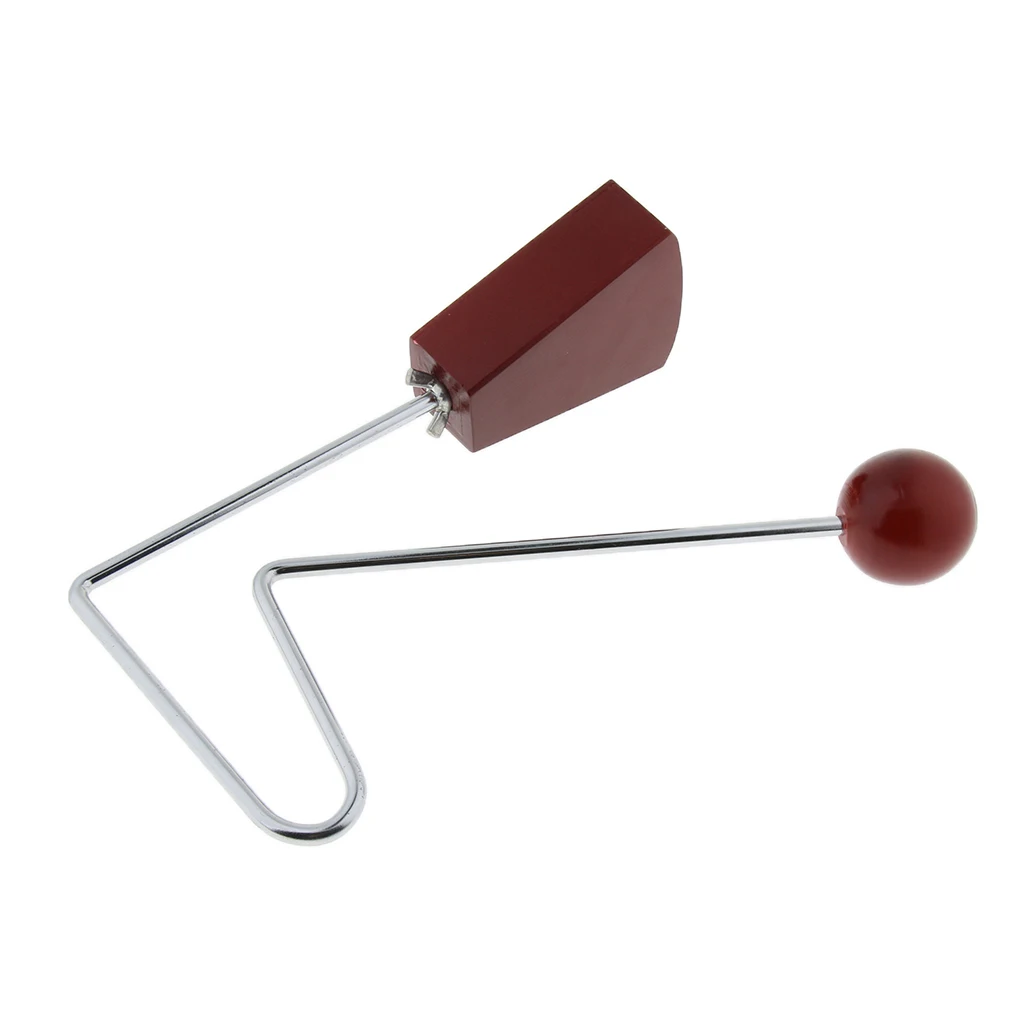 Wooden Vibraslap Hand Percussion for Children Kids Musical Toy Gift Sound Can be Varied Simply by Rotating the Chamber |