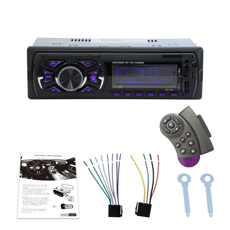 1Din автомобильный fm радио Mp3 Wma плеер Bluetooth Aux аудио плеер| |