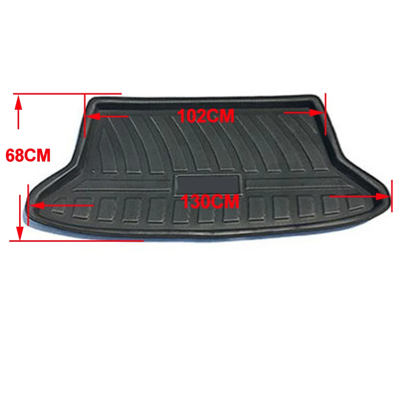 Car Rear Trunk Mat Cargo Tray Boot Liner Carpet Protector Floor Mats For Suzuki SX4 Fiat Sedici Hatchback 2006 - 2013 1st Gen images - 6