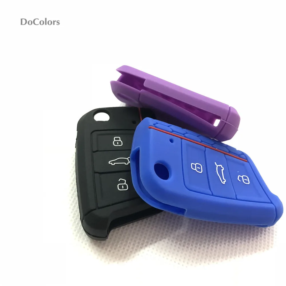 Чехол DoColors для автомобильного ключа чехол Skoda Octavia Superb Yeti Roomster Fabia Rapid KODIAQ/для Seat Leon