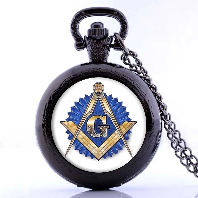 Masonic Free-масон масонство дизайнерские карманные часы ожерелье с длинной цепочкой