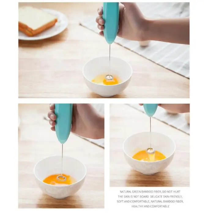 Household Automatic Mini Cream Whipper Coffee Shake Mixer Cute Electric Hand-held Blender Egg Beater Whisk Foamer Kitchen Tools | Дом и сад