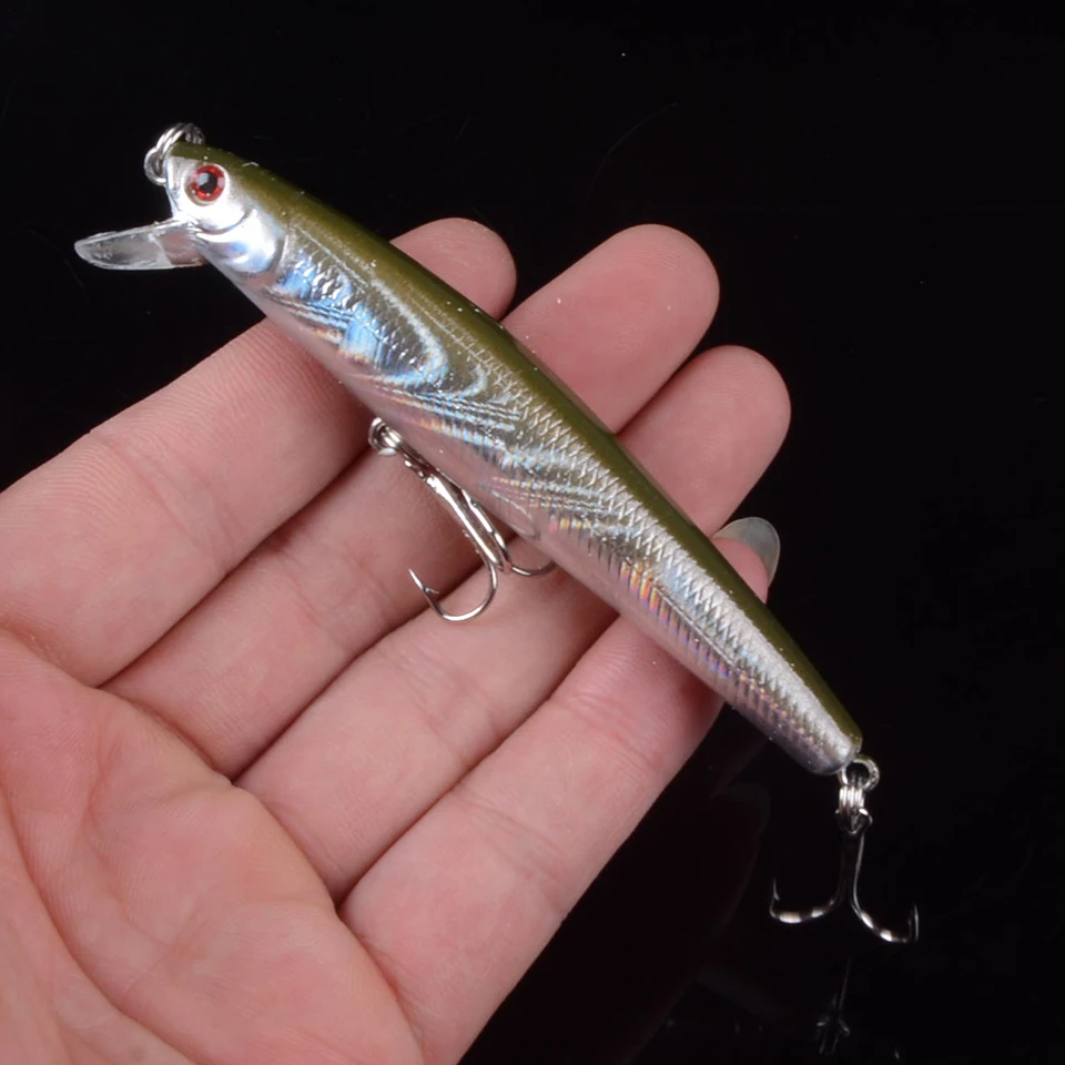 1 шт. 9 5 см 8 г блесна рыболовные приманки 3D глаза воблеры Isca pomer Pesca снасть