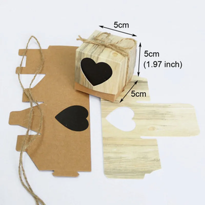 50 шт конфетные коробки леденец печенье упаковочная коробка свадебные пользу