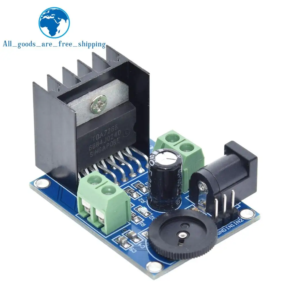 TZT DC от 3 до 18V TDA7266 модуль усилителя мощности звука 5 15W|Интегральные схемы| |