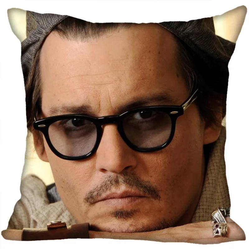 Горячая Распродажа, Наволочка на заказ, наволочка с принтом «Johnny Depp», 35X35 см(с одной стороны), чехлы на подушки для дома, наволочки 9-22 лет - Цвет: Pillowcase