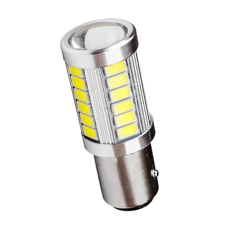 1 шт. 1157 P21/4 W BAY15D 33 SMD 5730 СВЕТОДИОДНЫЙ Автомобильный тормоз лампа 33smd 5630