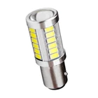 1 шт. 1157 P214 W BAY15D 33 SMD 5730 СВЕТОДИОДНЫЙ Автомобильный тормоз лампа 33smd 5630 Светодиодный двигатель дневные ходовые огни светильник задний фонарь белого и красного цветов, 12V