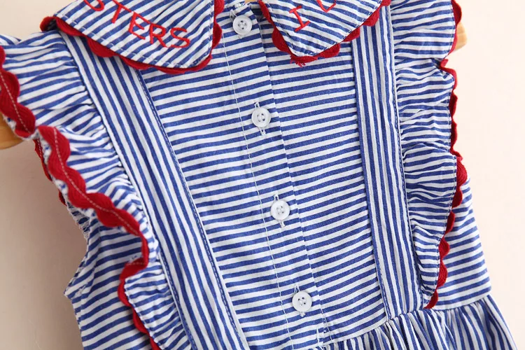 IMMDOS/летнее платье для девочек детские хлопковые платья с героями мультфильмов