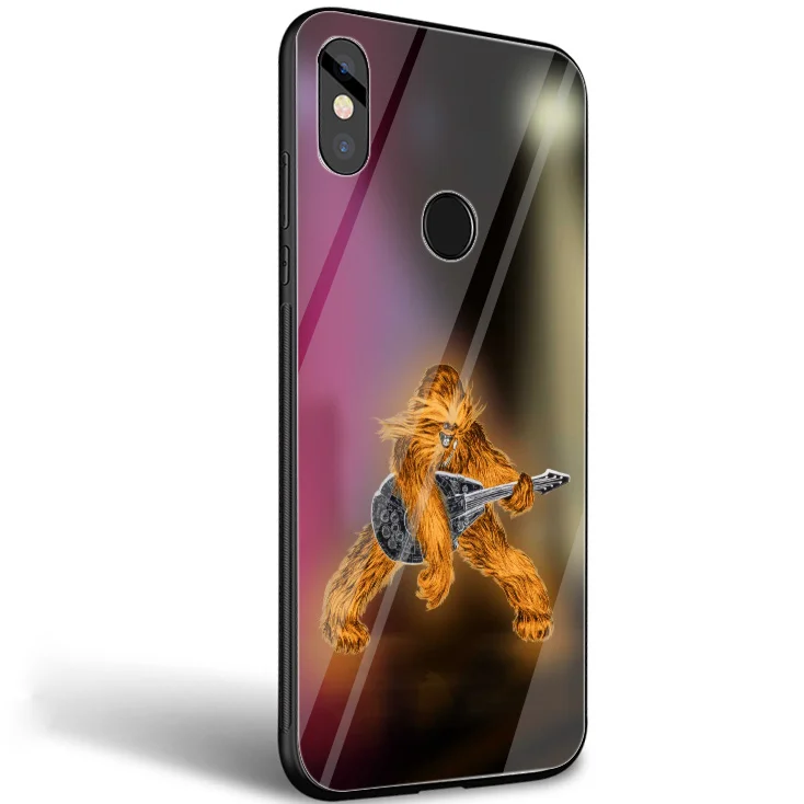 GerleeK стекло ТПУ Звездные войны Чубакка чехол для Xiaomi 8 Lite A1 9 pocophone F1 Redmi Note 5 6 7 Pro 6A 4X |