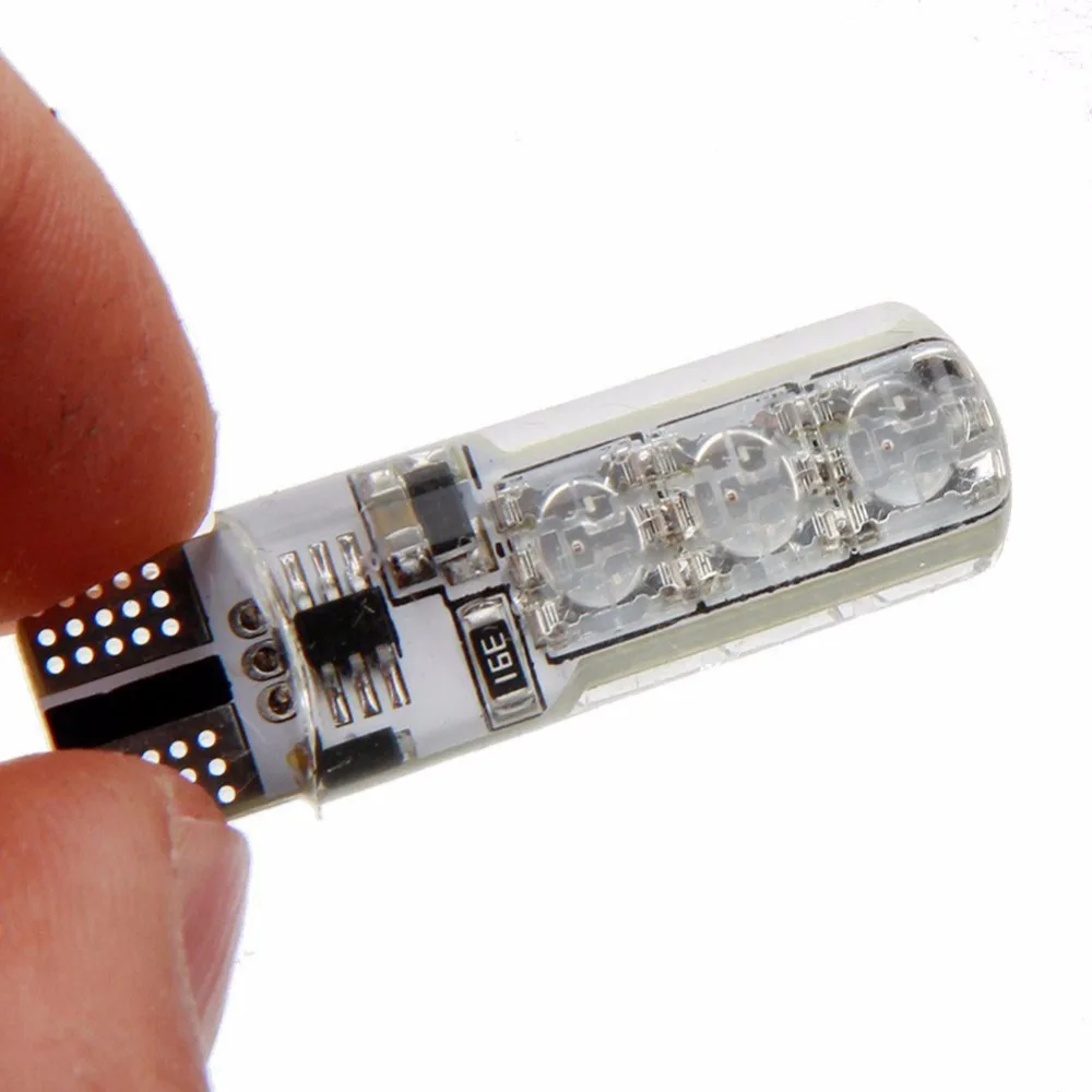 RGB T 10 светодиодные огни Габаритные SMD лампы дистанционное управление внутренний