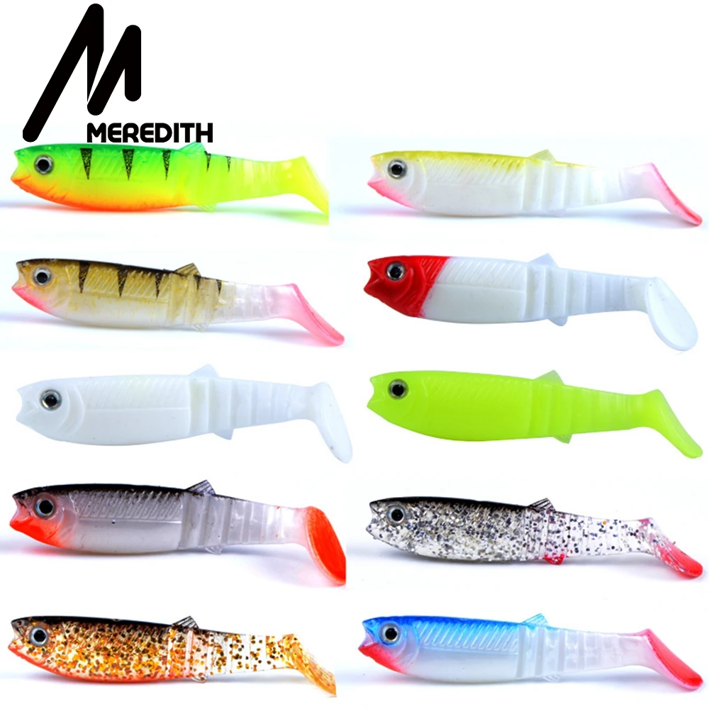 3 15 дюймов 3D Shad Swimbait для рыболовных приманок подходит всех видов Искусственные