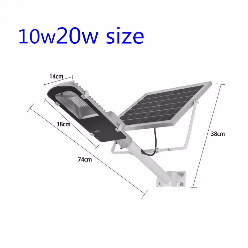 Уличный светильник на солнечной батарее 10W20W50W100W яркий водонепроницаемый большая