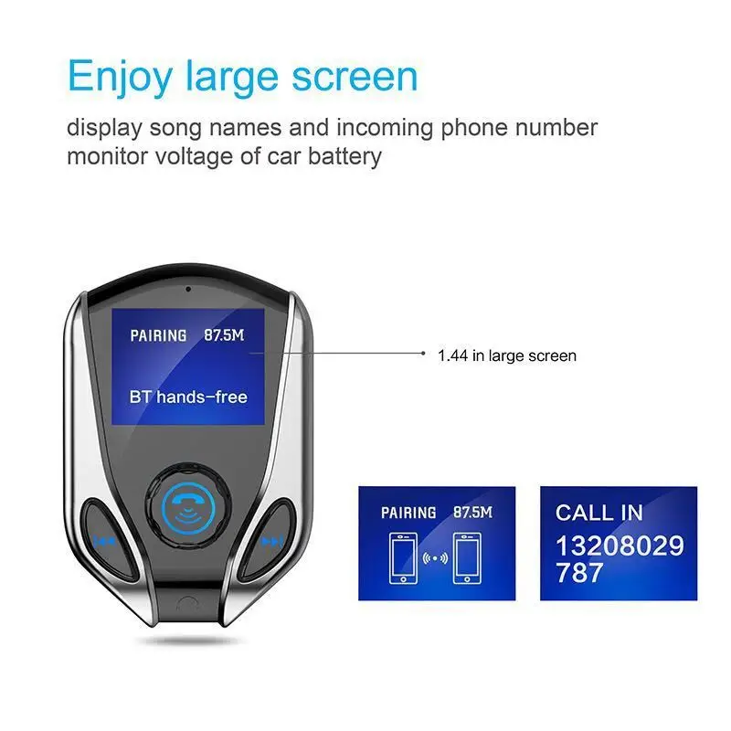 Беспроводной fm передатчик rylybons модулятор Handsfree Car Kit Bluetooth 3 5 мм Aux Автомобильный MP3