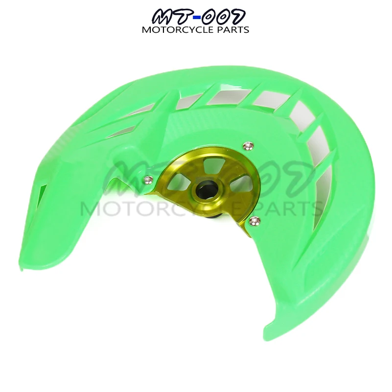 

Free shipping CNC Billet Front Brake Disc Cover Protector Plastic Rotor Guard For KAwasaki KX250F KX450F 2006-2015 DIRT BIKE