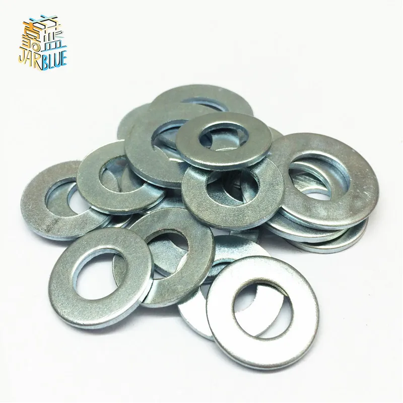 

60PCS GB97 Galvanized Flat Pad Flat Washer Flat Washer M5*10*1