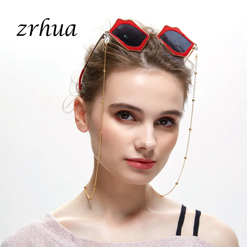 Ремешок для очков ZRHUA металлическая цепочка держатель шнура чтения ремешок шеи