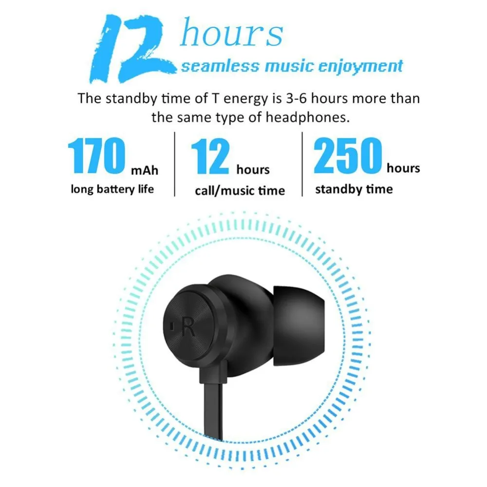 Bluedio KN Wireless Bluetooth Headset Active Noise Reduction Turbo In-ear Headphone Earphone Earbuds with MIC | Электроника