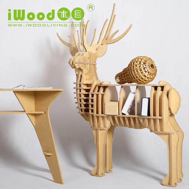 Nordic Лось дерева стеллажи творческие home decor Европейский украшения Дома олень