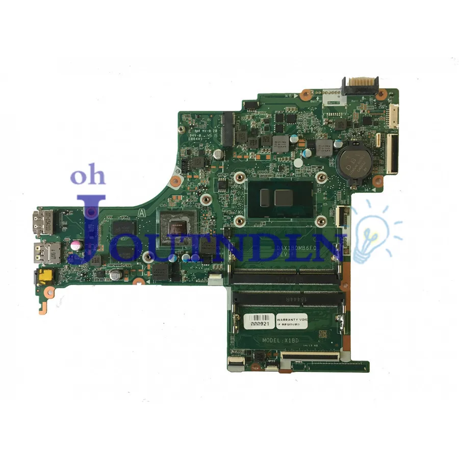 Joutndln для hp 15 AB 15T это AN058CA Материнская плата ноутбука 836094 601 501 DAX1BDMB6F0 DDR3 W/i5 6200U