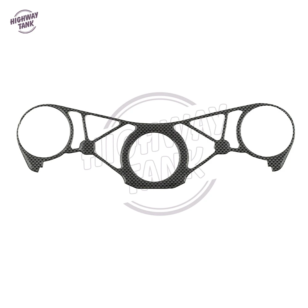 1 Pcs Carbon Fiber Pattern Top Triple Clamp Yoke Motorcycle Sticker case for YAMAHA YZF1000 R1 2009 2010 2011 2012 2013 | Автомобили и