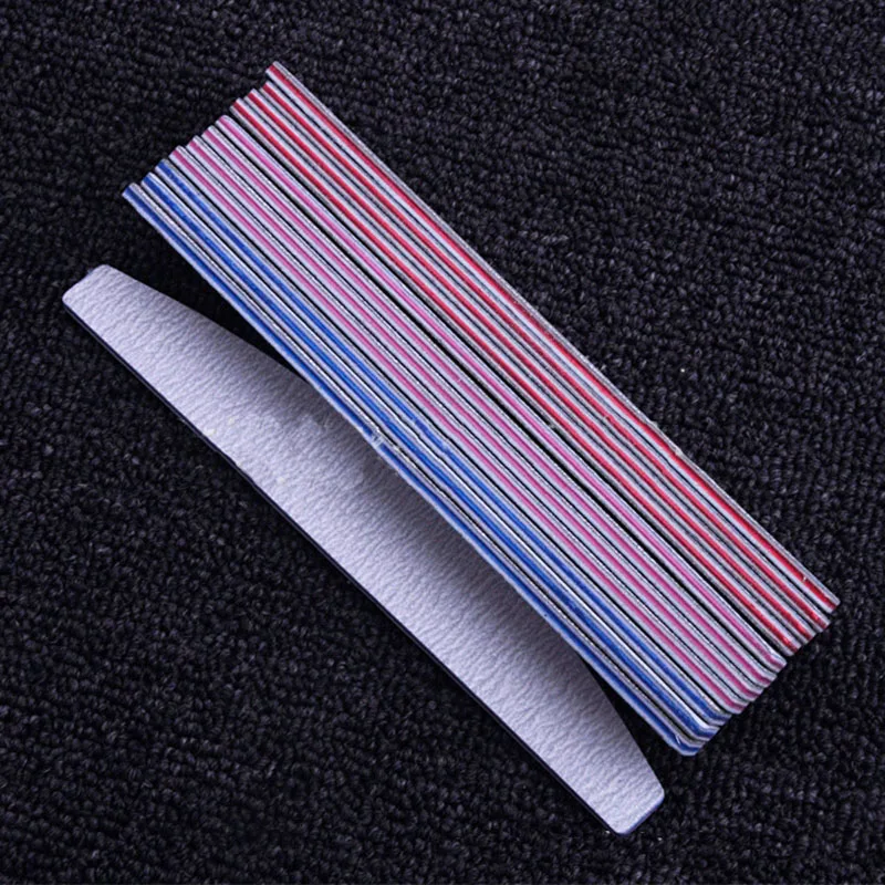 Четыре лилии 4 шт./лот для дизайна ногтей шлифовальная пилка с C изогнутой