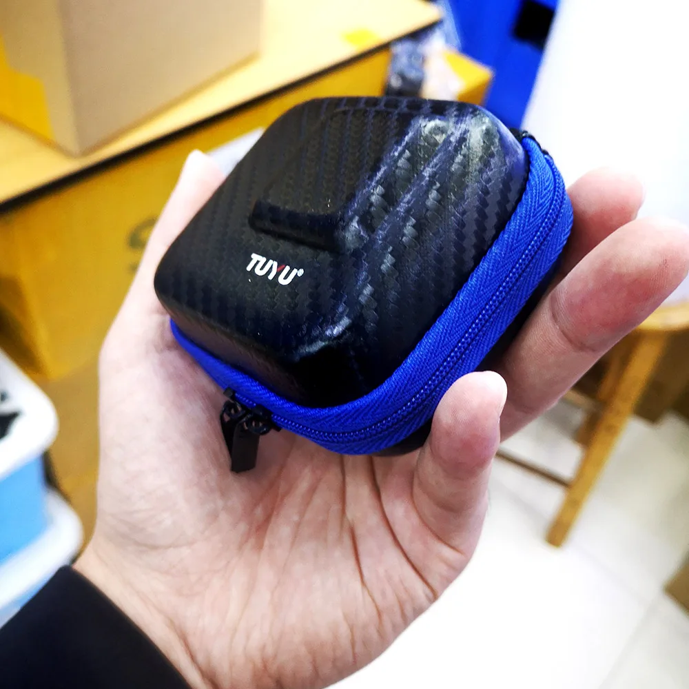 TUYU мини-Ева Водонепроницаемый хранения Защитный Чехол Коробка для GoPro HERO7 черный, серебристый, белый/6/5 Путешествия хранения CameraBag чехол