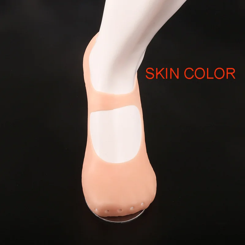 2pcs=1pair Silicone Foot Pain Relief Sock Care Tools Gel Moisturizing Heel Socks Cracked Protector Feet Massager Pedicure | Красота и