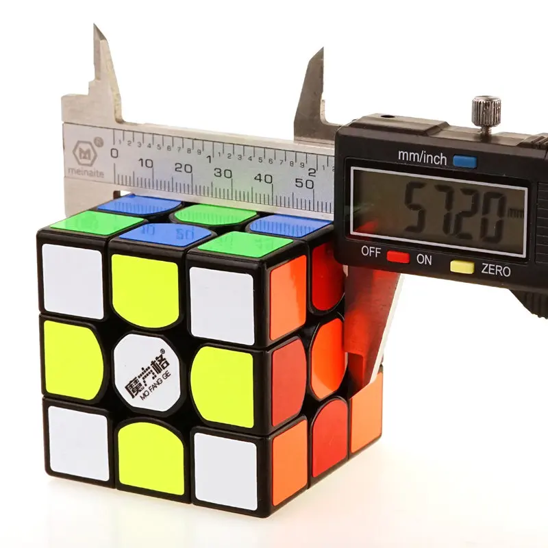 QiYi 3x3x3 Новый Thunderclap черный 3 слойный Mofangge Qiyi 5 7 см V2 Stickerless Valk 3|Головоломки| |
