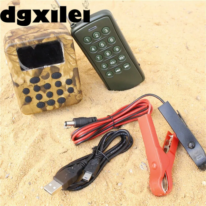 

50W 100m Remote Control Electronics Hunting Mp3 Bird Caller Sounds Player Hunting Decoy &Timer On/Off