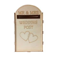 new diy wedding gift card box wooden money box with lock beautiful wedding decoration supplies for birthday party storage money