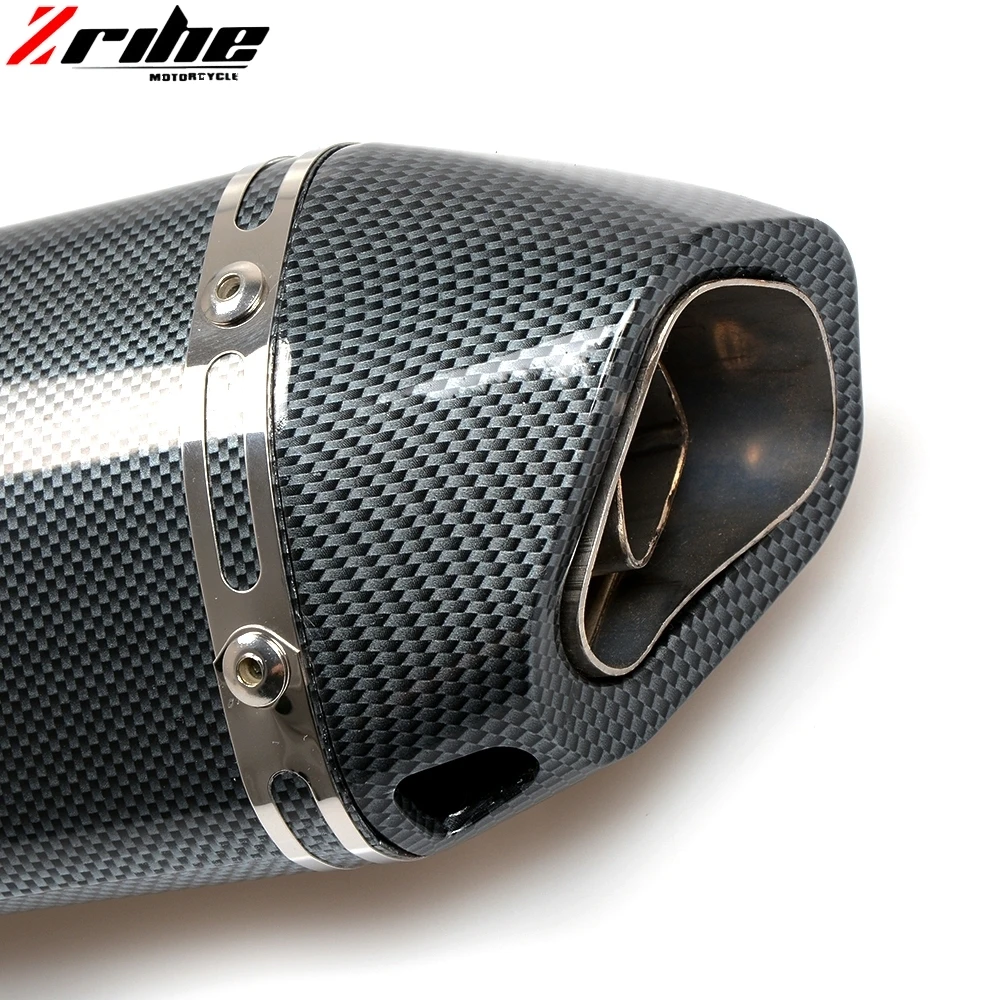 Универсальный мотоциклетный модифицированный глушитель выхлопная труба из