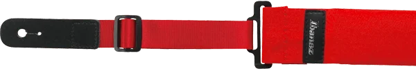 Красный Ibanez GSF50 POWERPAD гитарный ремень для гитары или бас регулируемый ремень с Неопреновая подкладка - Цвет: Красный