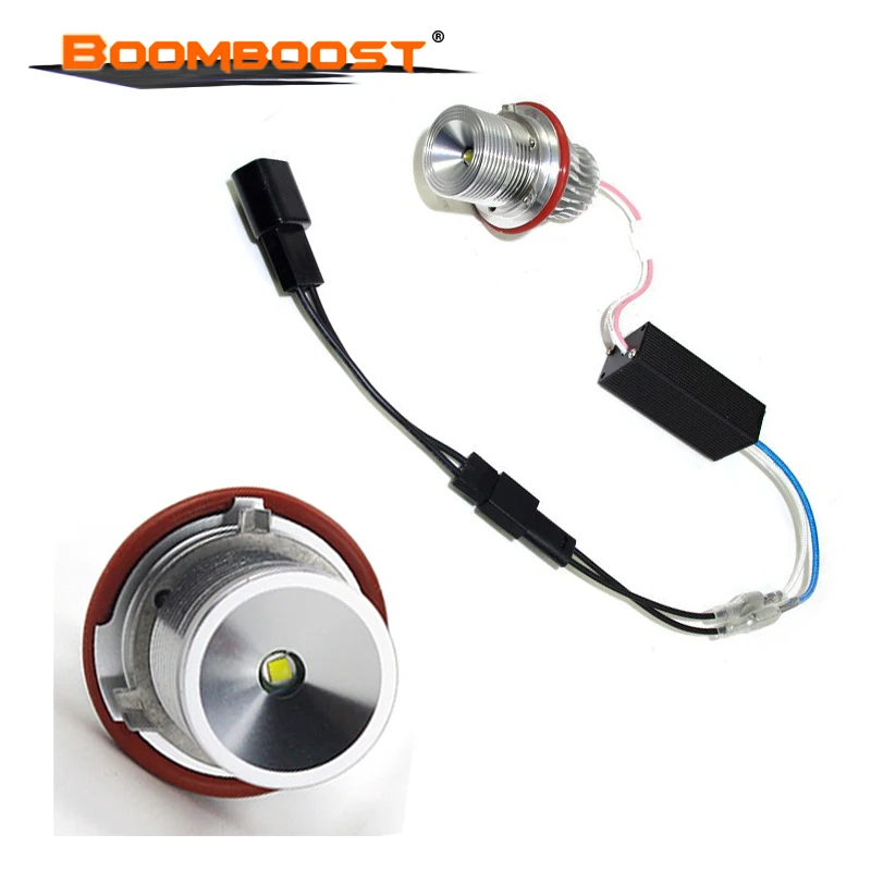 

2Pcs/Set CREE Chip LED Halo 10W Bulb 7000K silver Angel Eyes LED MARKER FOR BMW E39/E64/E60/E66/E83/E87