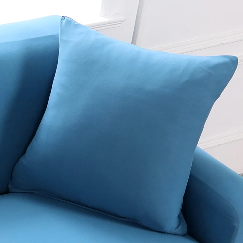 Сплошной цвет slipcovers диван покрывает все включено Противоскользящий эластичный