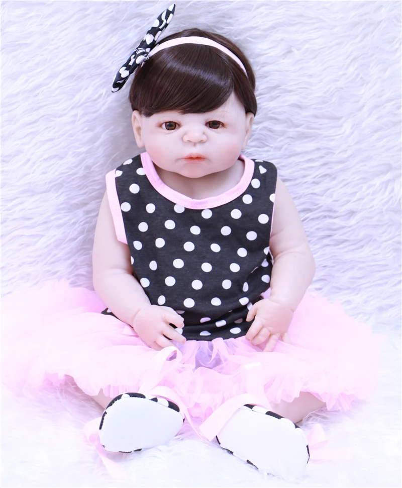 Полноразмерная силиконовая кукла-Реборн игрушки Реалистичная NPKCOLLECTION Victoria
