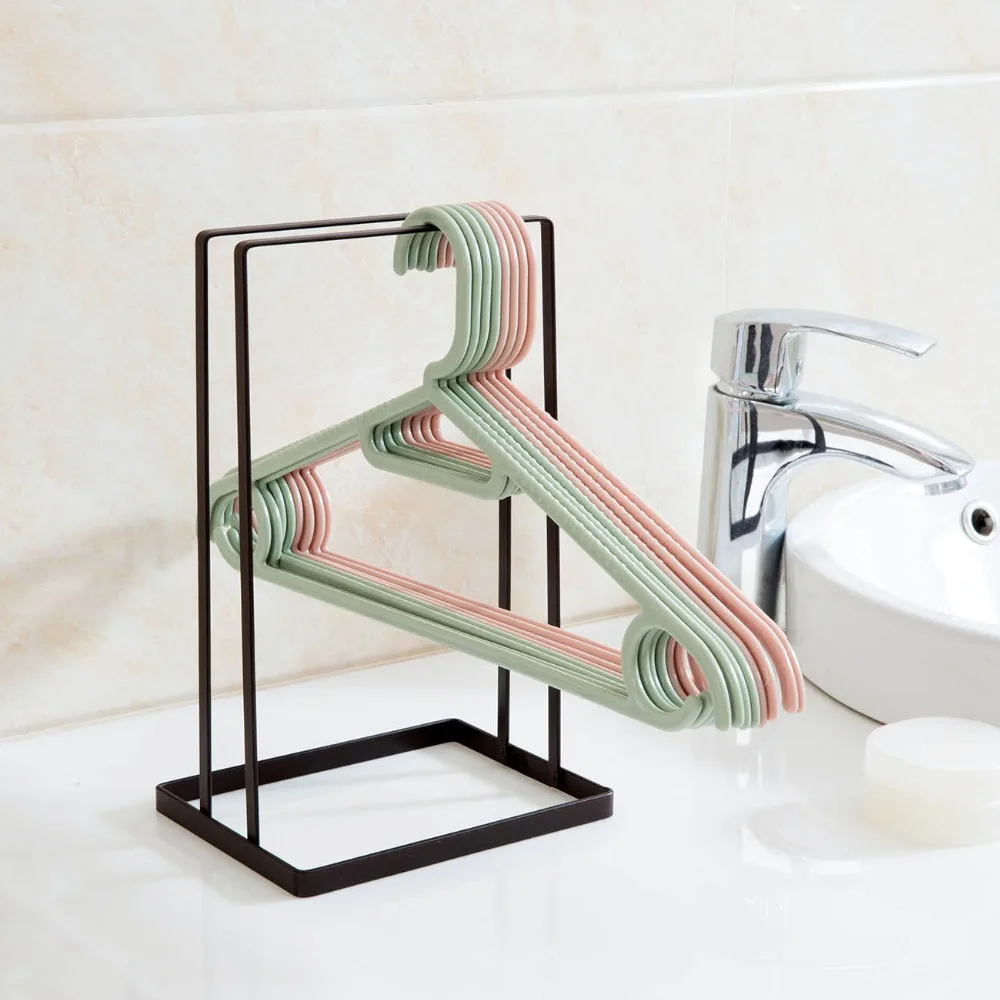 Железная вешалка для одежды стойка держатель сушилки полка хранения белья