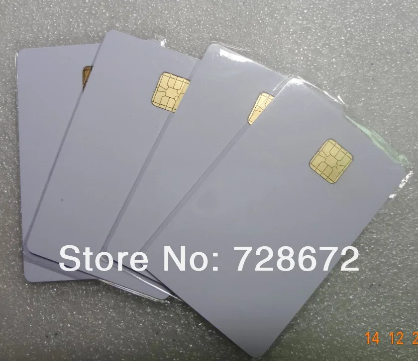 200 X струйная смарт-печать карты SLE 4428 чип контактные заготовки ПВХ IC для Canon Epson