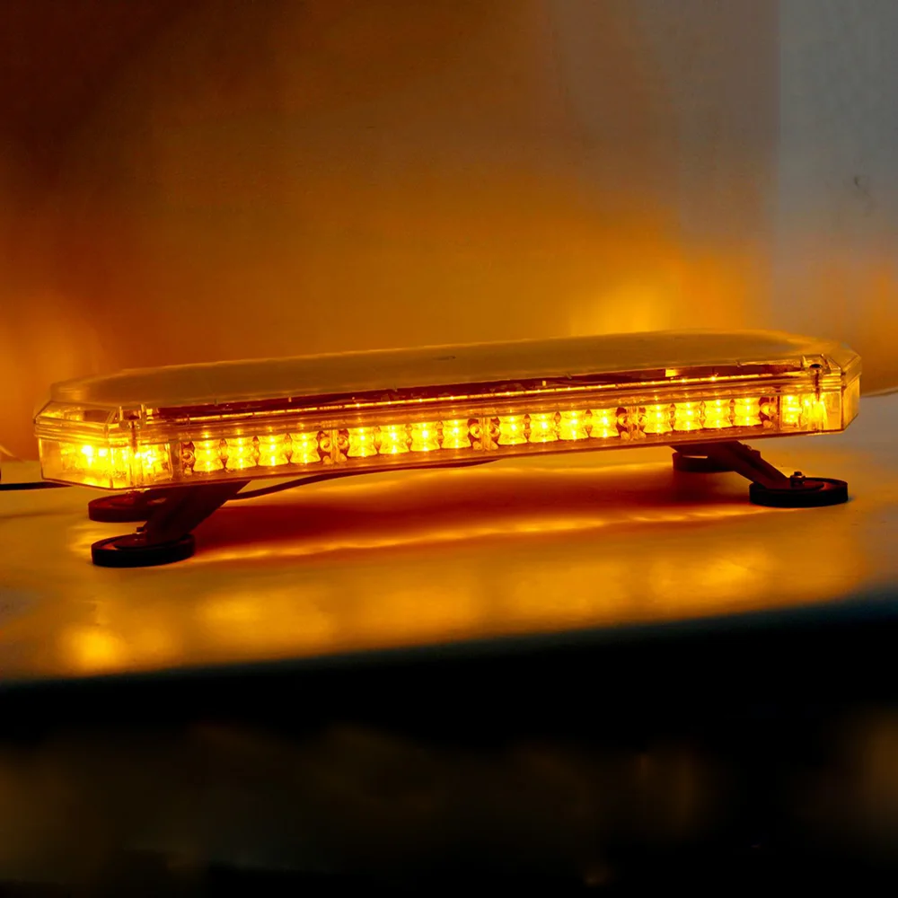 

HEHEMM 56W Car LED Light Strobe Warning Lamp for 12V 24V Automobiles Truck Trailer Jeep Car Accessories Amber White
