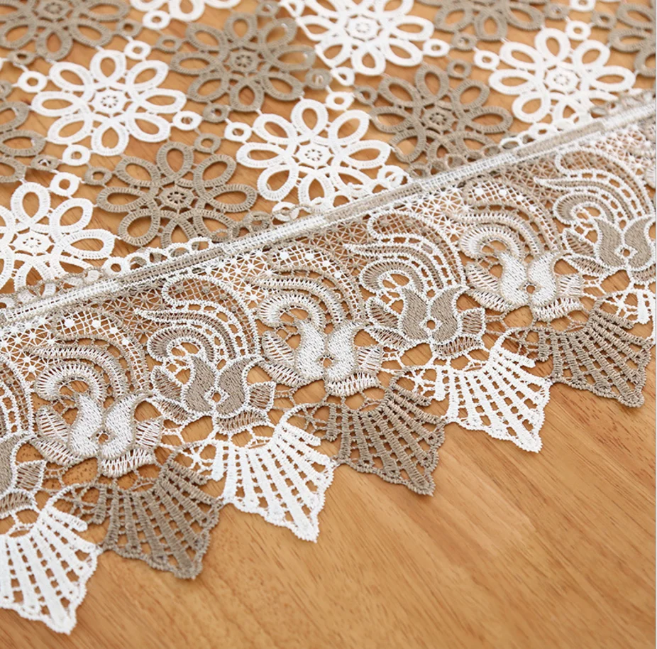 Free shipping pastoral crochet knitting embroidery tablecloth two colors crocheted tea table cloth/piano cover/sofa cover | Дом и сад