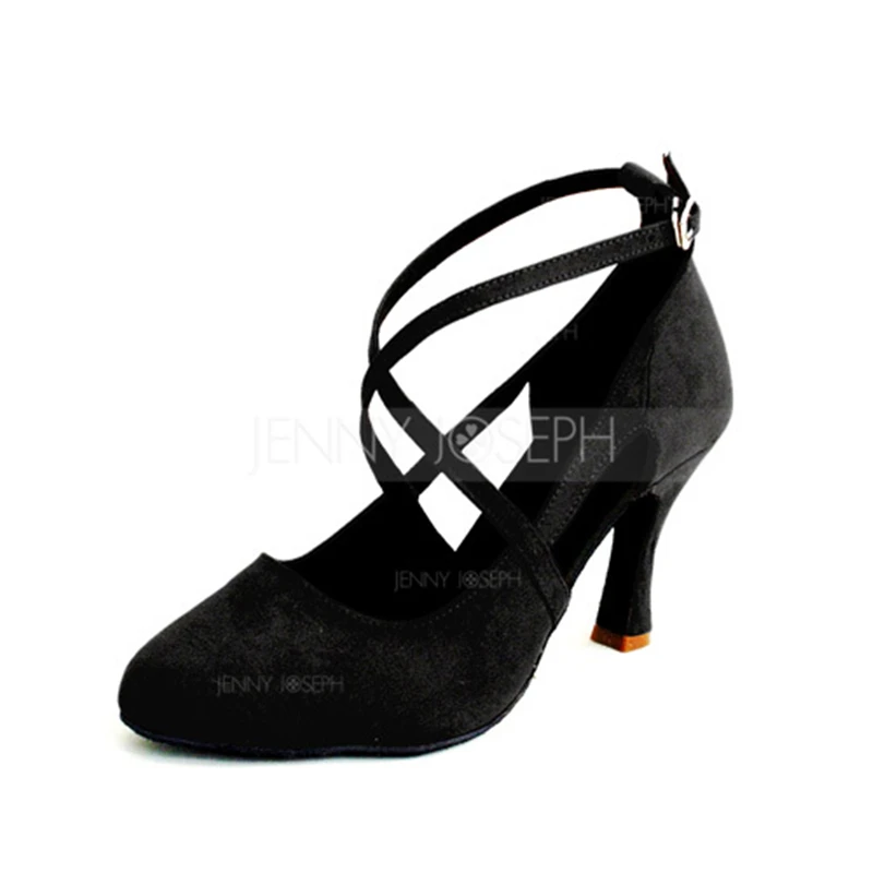 New Design Ladies Women Tango Salsa Ballroom Latin Dance Shoes with Suede Sole 3 Inch Heels | Спорт и развлечения