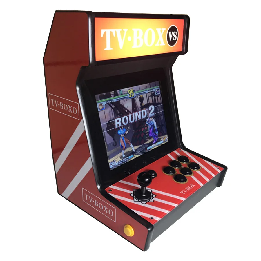 12 дюймов мини настольный домашний аркадная игра машина каркаса игровая консоль с сенсорным экраном рокер консоли с монетоприемником