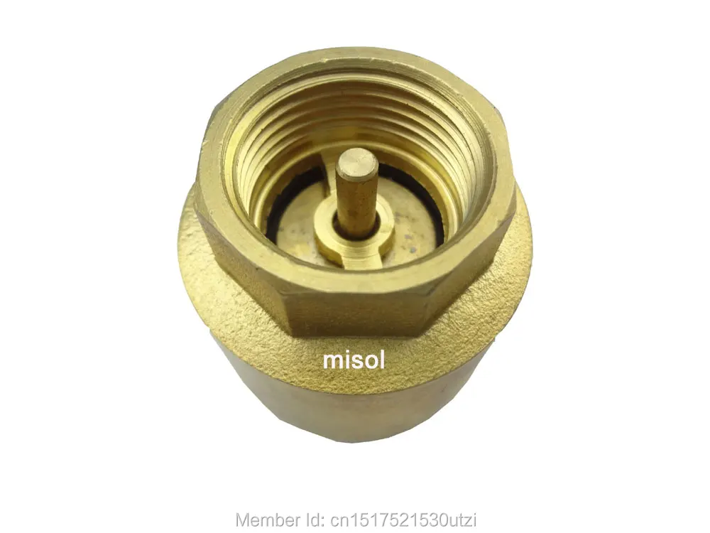 Латунный невозвратный клапан вертикальный обратный DN20 для воды воздуха масла |