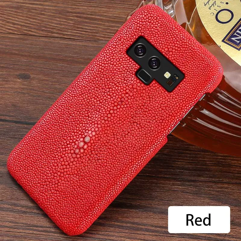 Чехол для телефона для samsung Galaxy Note 9 8 5 4 S5 S6 S7 край S8 S9 плюс A5 A7 A8 J5 J7 тайский серебряный жемчуг рыбы ската Dasyatis akajei Капа - Цвет: Красный