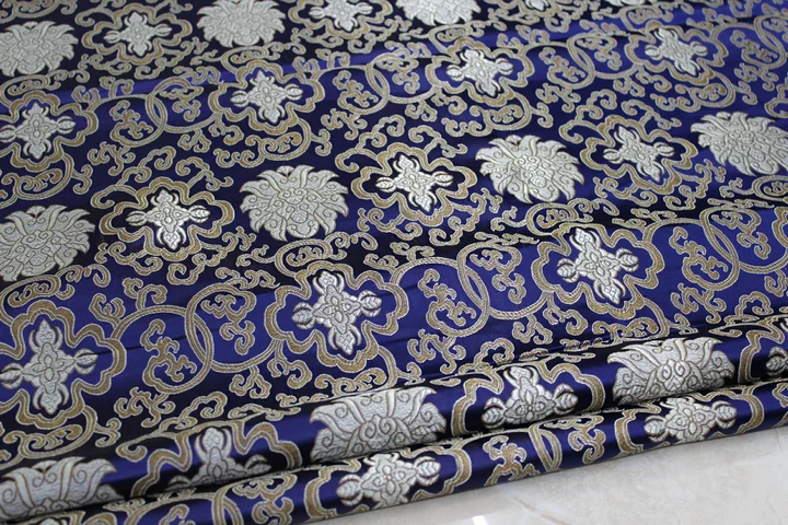 High quality yard dyed jacquard tapestry satin 3D brocade fabric for dress cushion cover curtain patchwork 90x100cm | Дом и сад