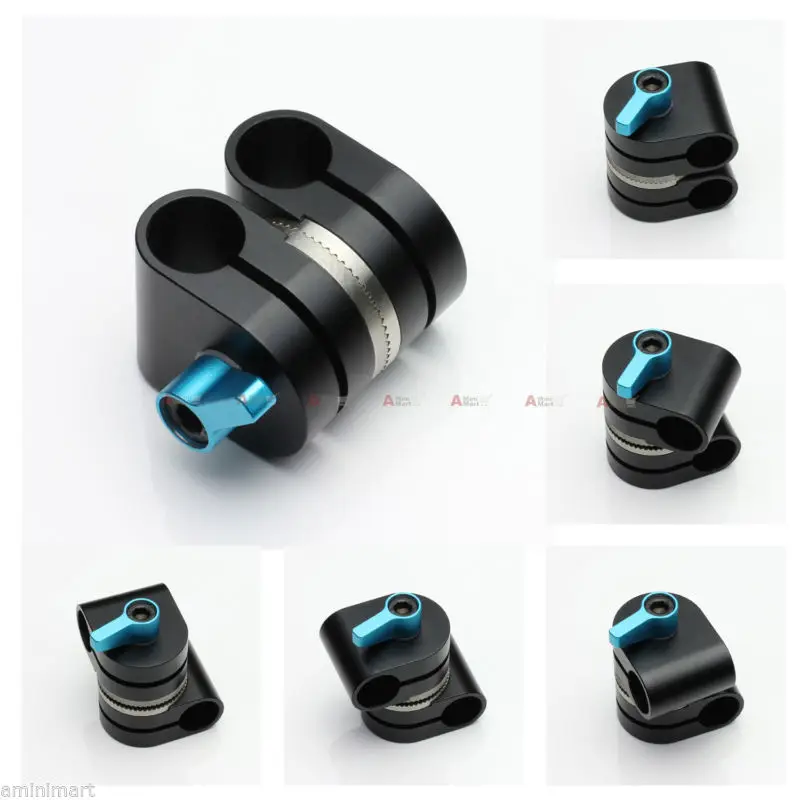 Haste Extensora Dslr de 360 Graus Sistema de Haste com Braçadeira Giratória 15 mm Evf Câmera do Filme Fosco
