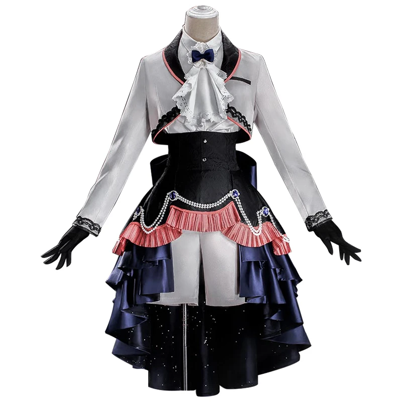 Черный Дворецкий Косплей Ciel Phantomhive Gemini Косплей Костюм готические костюмы Женское платье Ciel костюмы на Хэллоуин пальто+ рубашка+ юбка